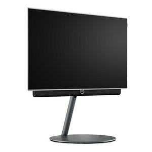 Loewe Antares 48 4K OLED TV with optional Flex Stand and Antares soundbar