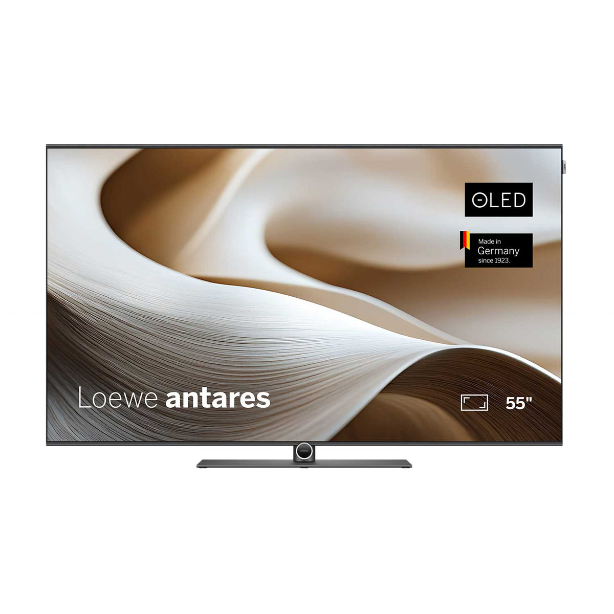 Loewe Antares 55 4K OLED TV with Aluminium Black Onlays