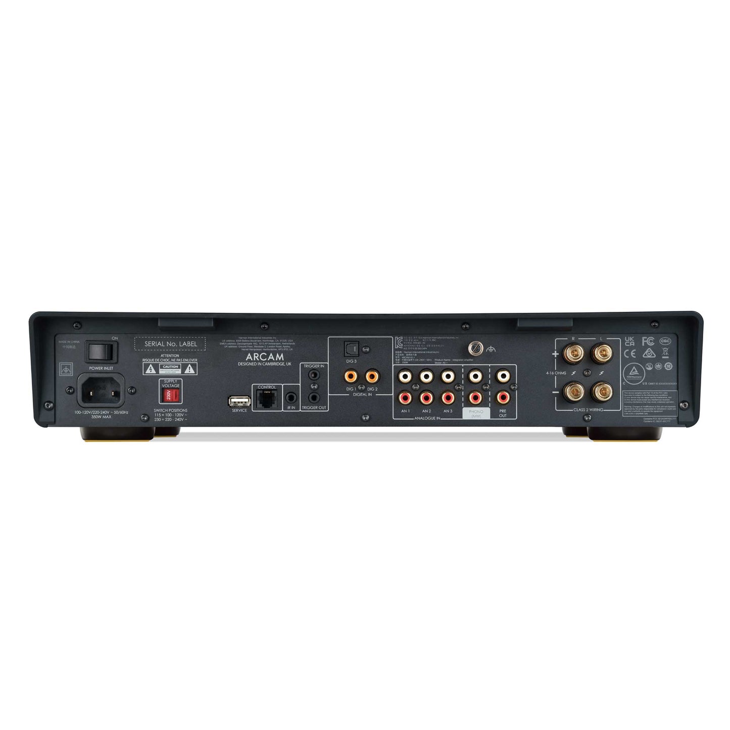 Arcam A5+ Rear View