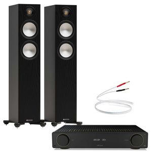 Arcam A5+ with Monitor Audio Bronze 300 7G Black