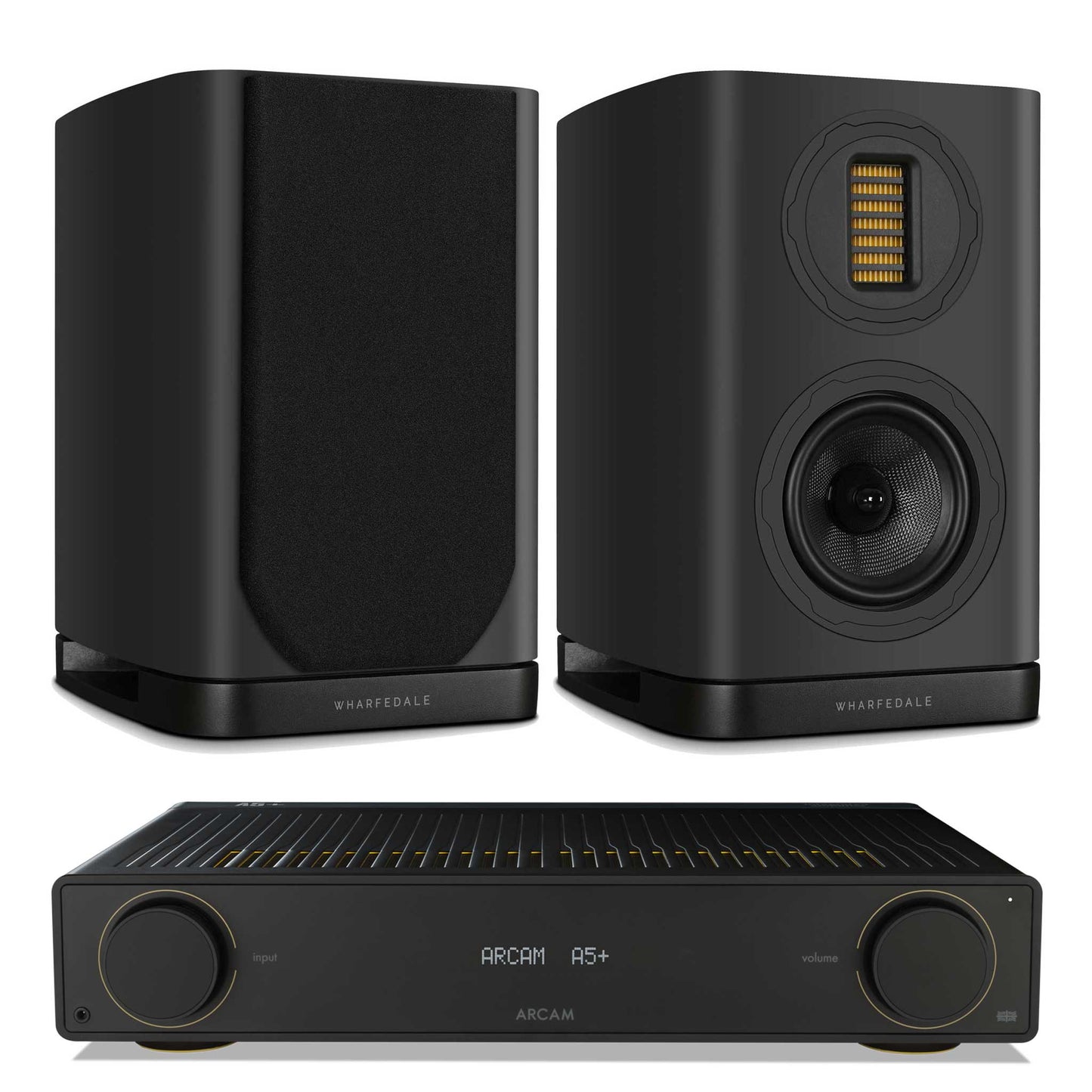 Arcam A5+ with Wharfedale Evo 5.1 Black