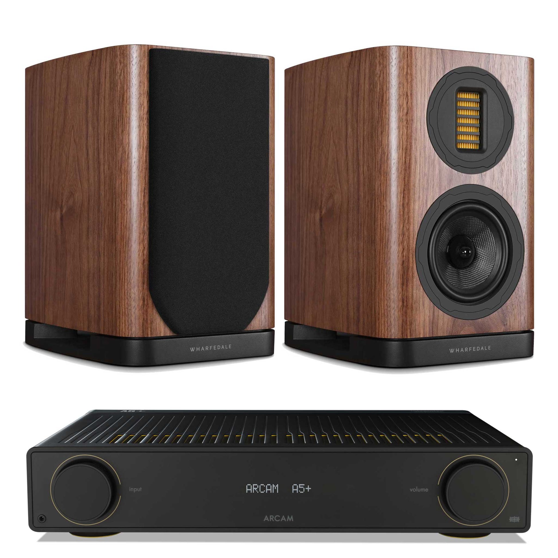 Arcam A5+ with Wharfedale Evo 5.1 Walnut