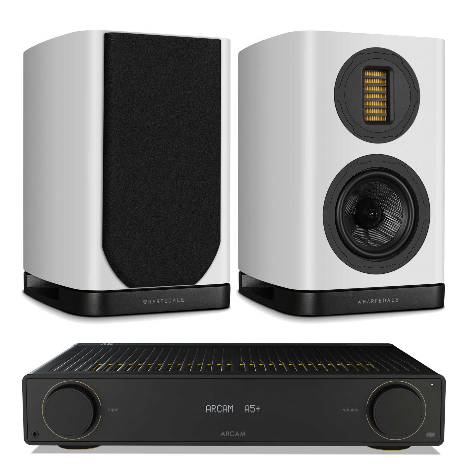 Arcam A5+ with Wharfedale Evo 5.1 White