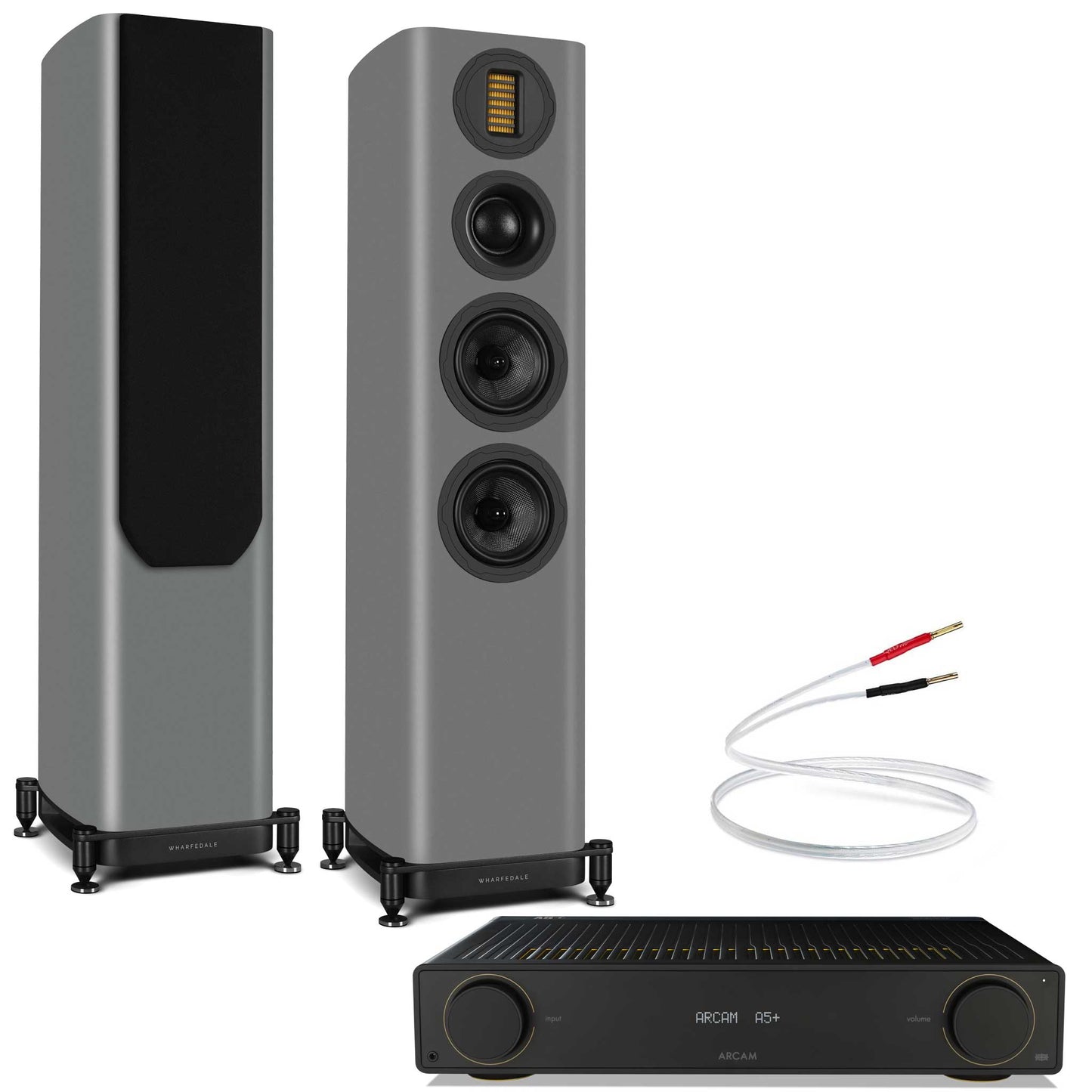 Arcam A5+ with Wharfedale Evo 5.3 Grey