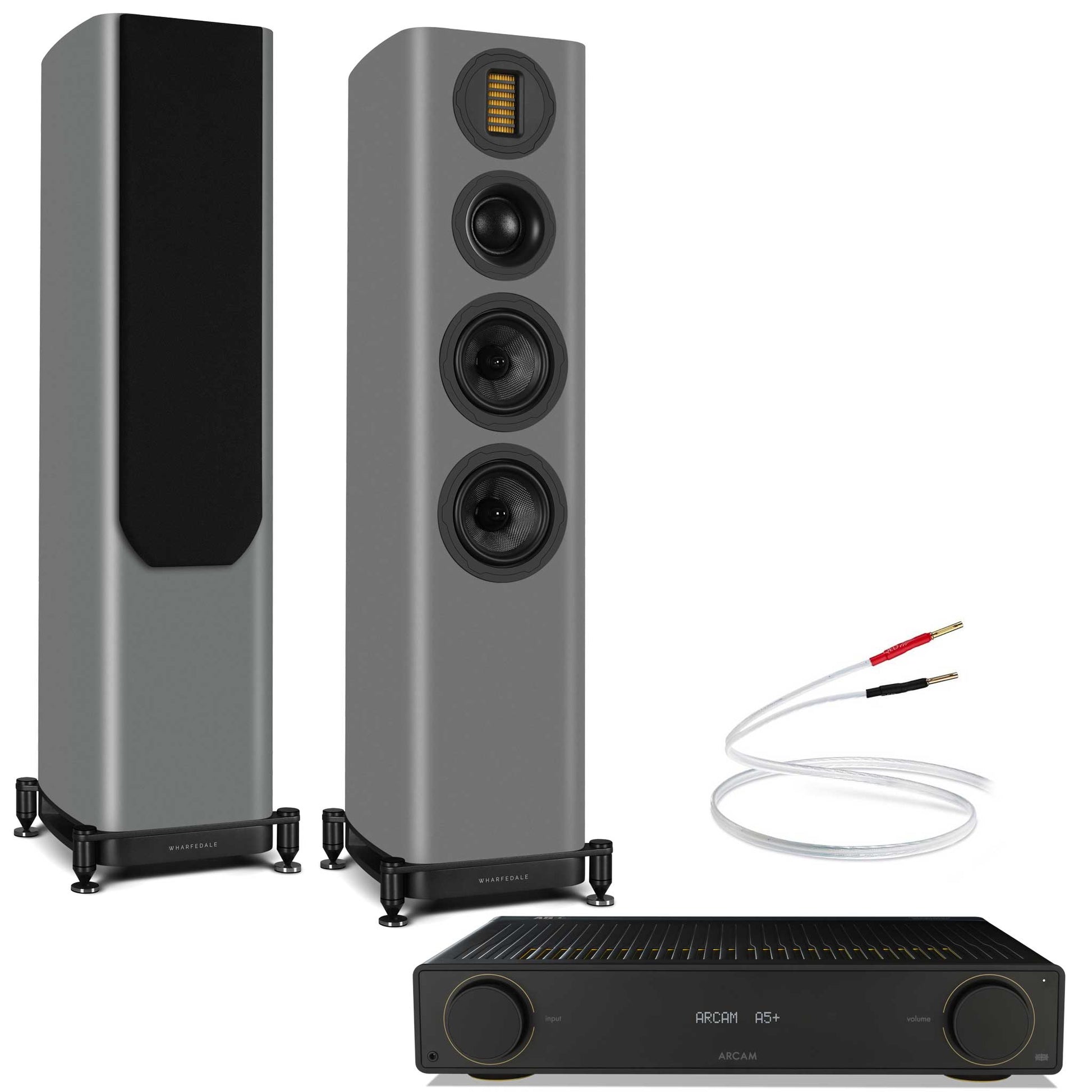 Arcam A5+ with Wharfedale Evo 5.3 Grey