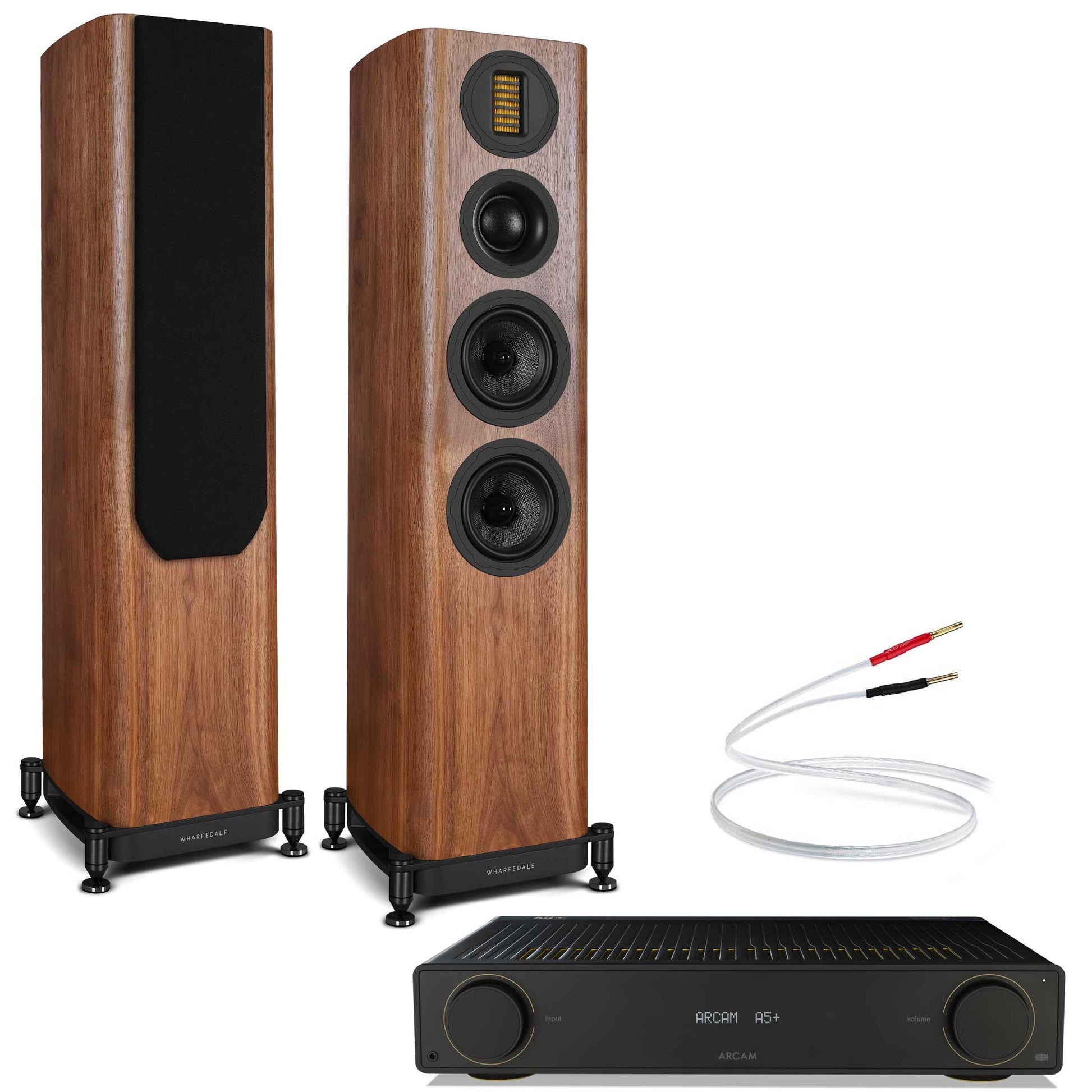 Arcam A5+ with Wharfedale Evo 5.3 Walnut