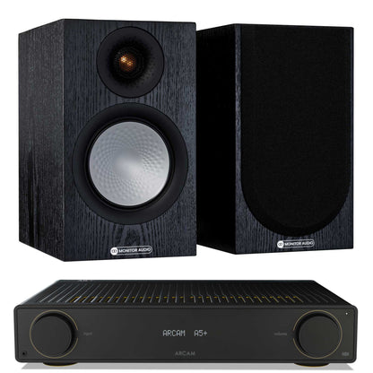 Arcam A5+ with Monitor Audio Silver 50 + Cables