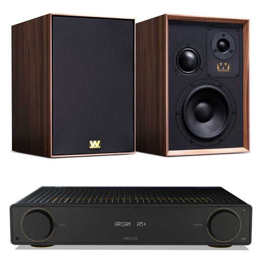 Arcam A5+ with Warfedale Super Denton Walnut