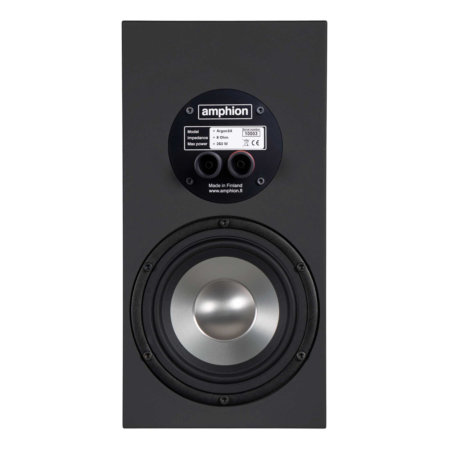 Amphion Argon3X Black Rear View