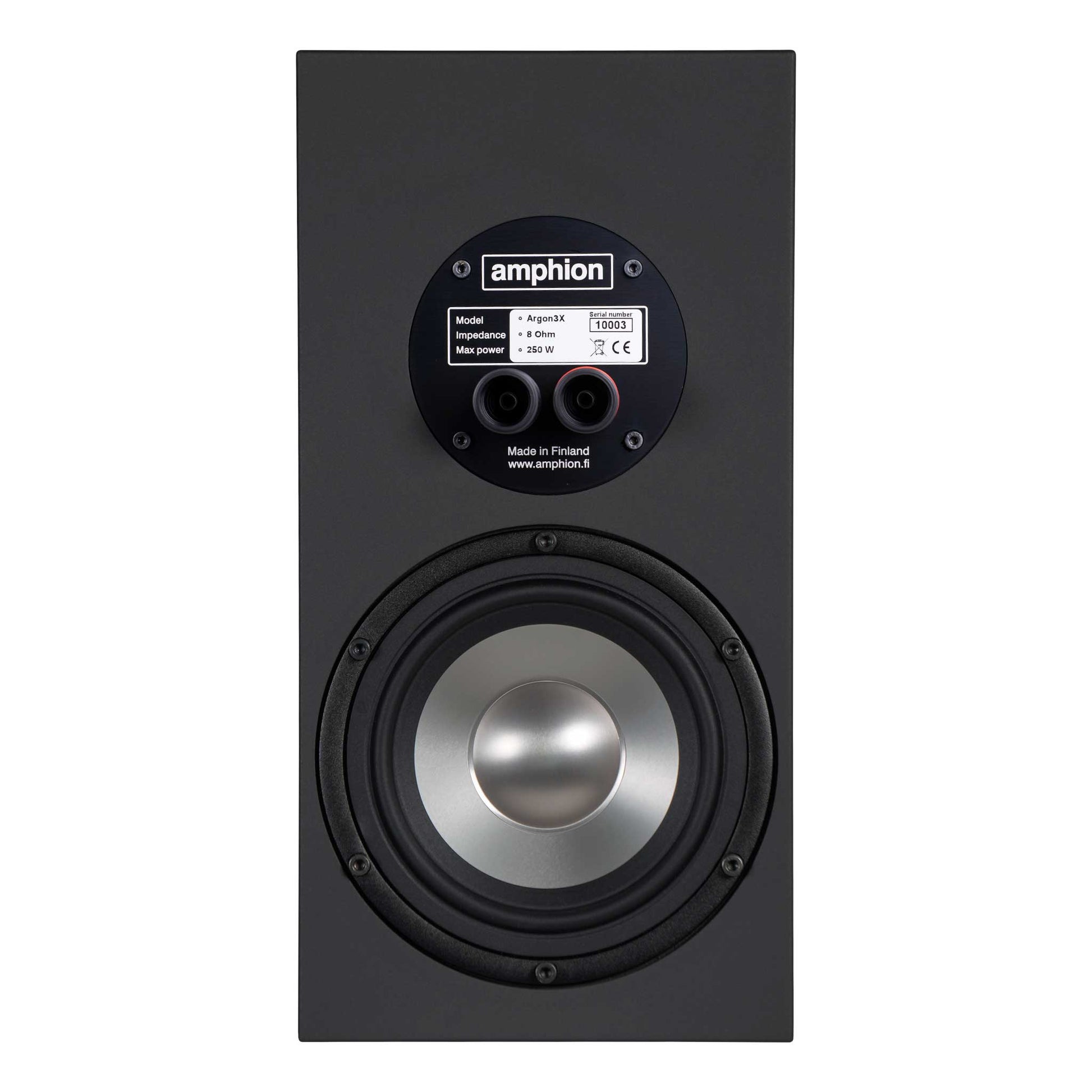 Amphion Argon3X Black Rear View