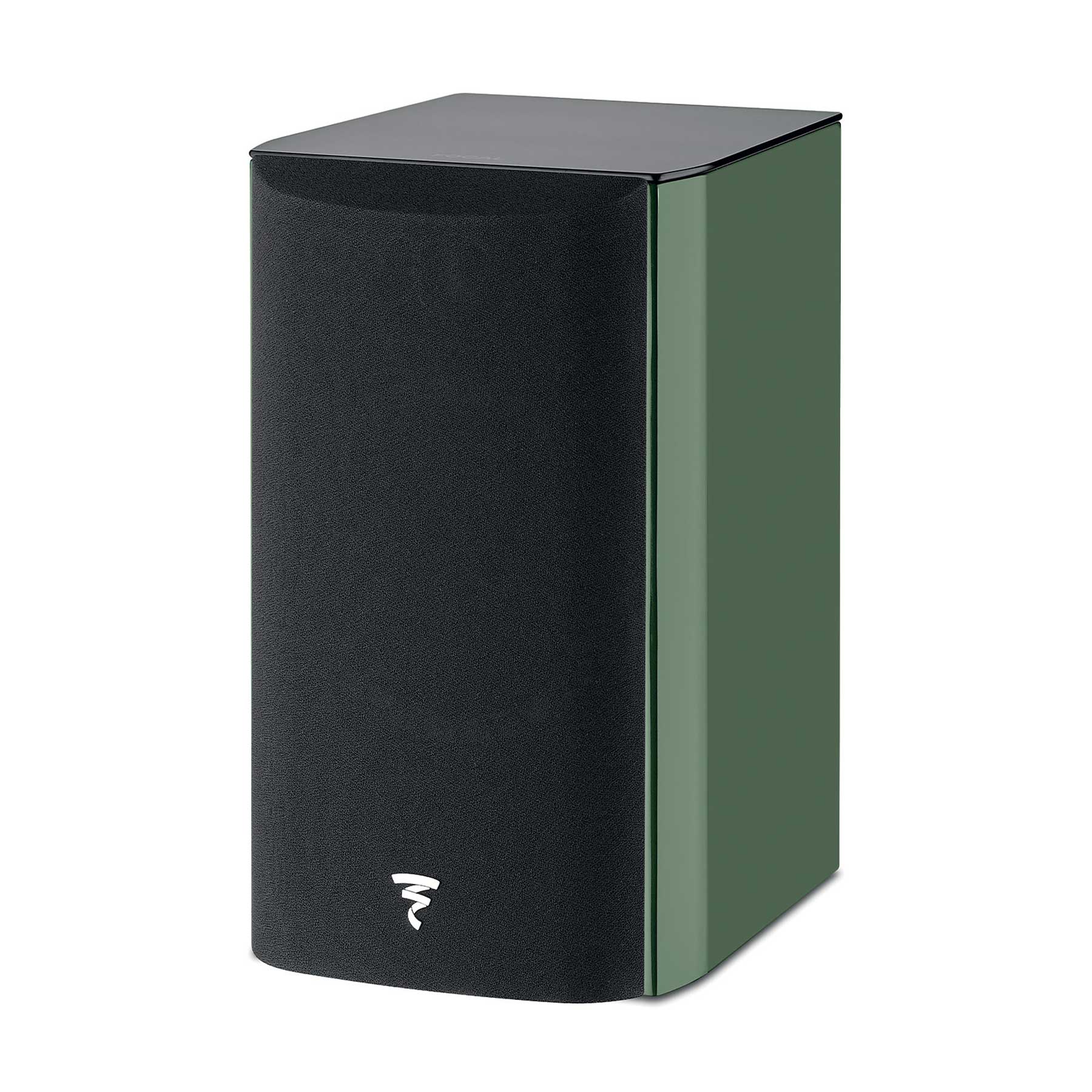 Focal Aria Evo X N°1  Moss Green HIgh Gloss Angled View