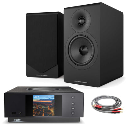 Naim Uniti Atom with Acoustic Energy AE300² Matte Black