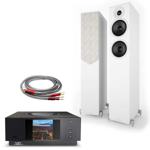 Naim Uniti Atom with Acoustic Energy AE309² Matte White