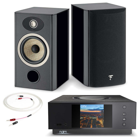 Naim Uniti Atom with Focal Aria Evo X N°1 Black