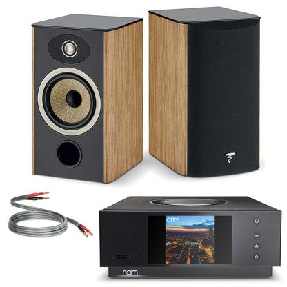 Naim Uniti Atom with Focal Aria Evo X N°1 Prime Walnut