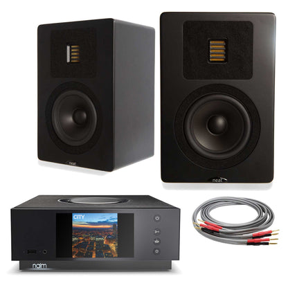 Naim Uniti Atom with Neat Petite Classic Black