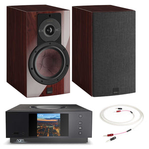 Naim Uniti Atom With Dali Rubikore 2 Maroon Gloss