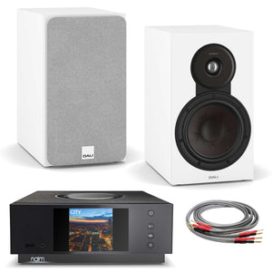 Naim Uniti Atom with Dali SONIK 3 White