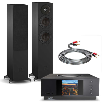 Naim Uniti Atom with Dali SONIK 5 Black Ash