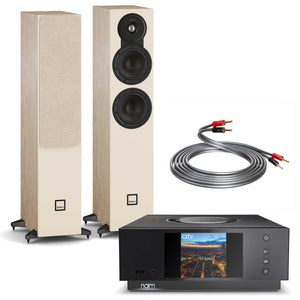 Naim Uniti Atom with Dali SONIK 5 Natural Oak