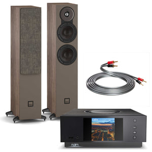 Naim Uniti Atom with Dali SONIK 5 Walnut