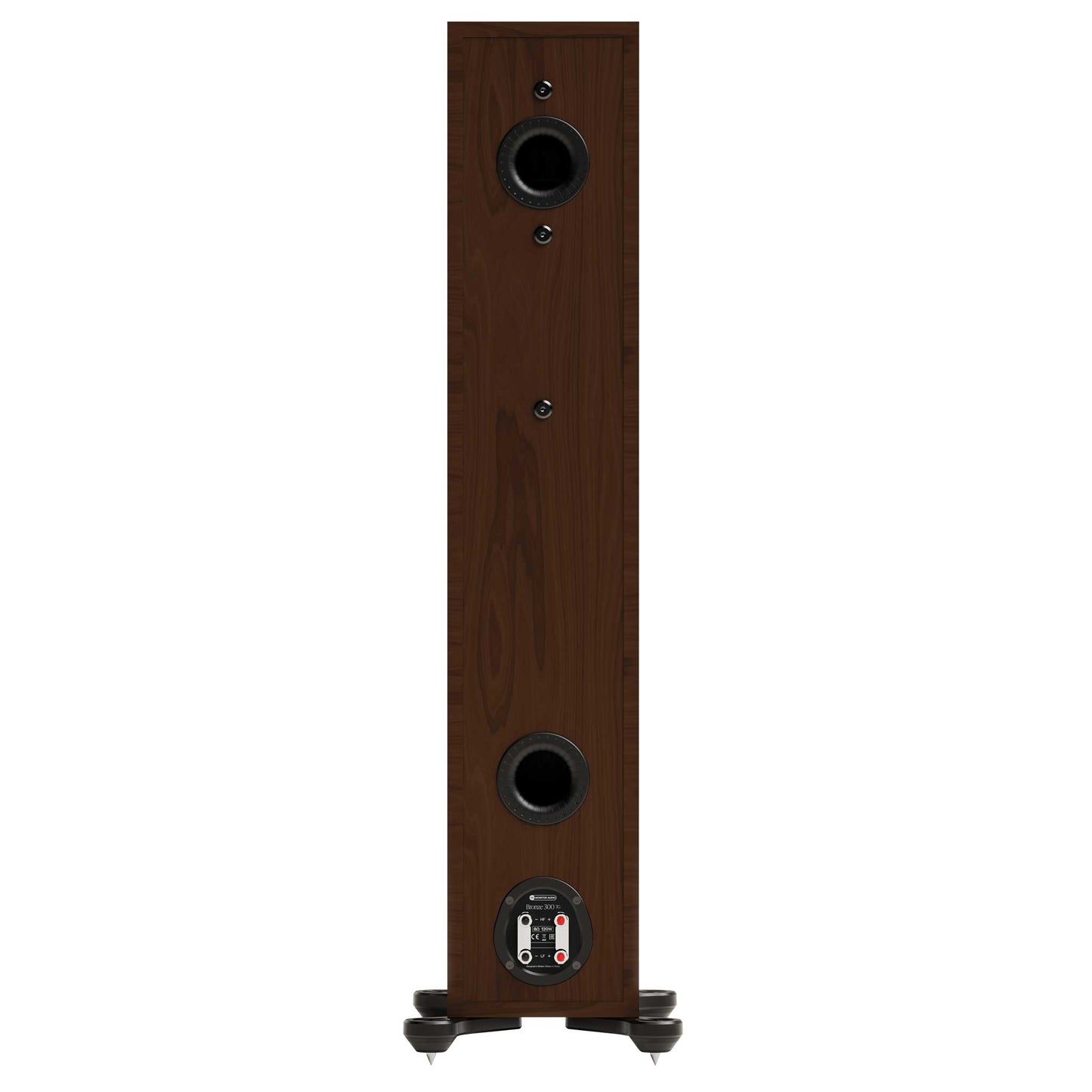 Monitor Audio Bronze 300 7G Walnut Rear View