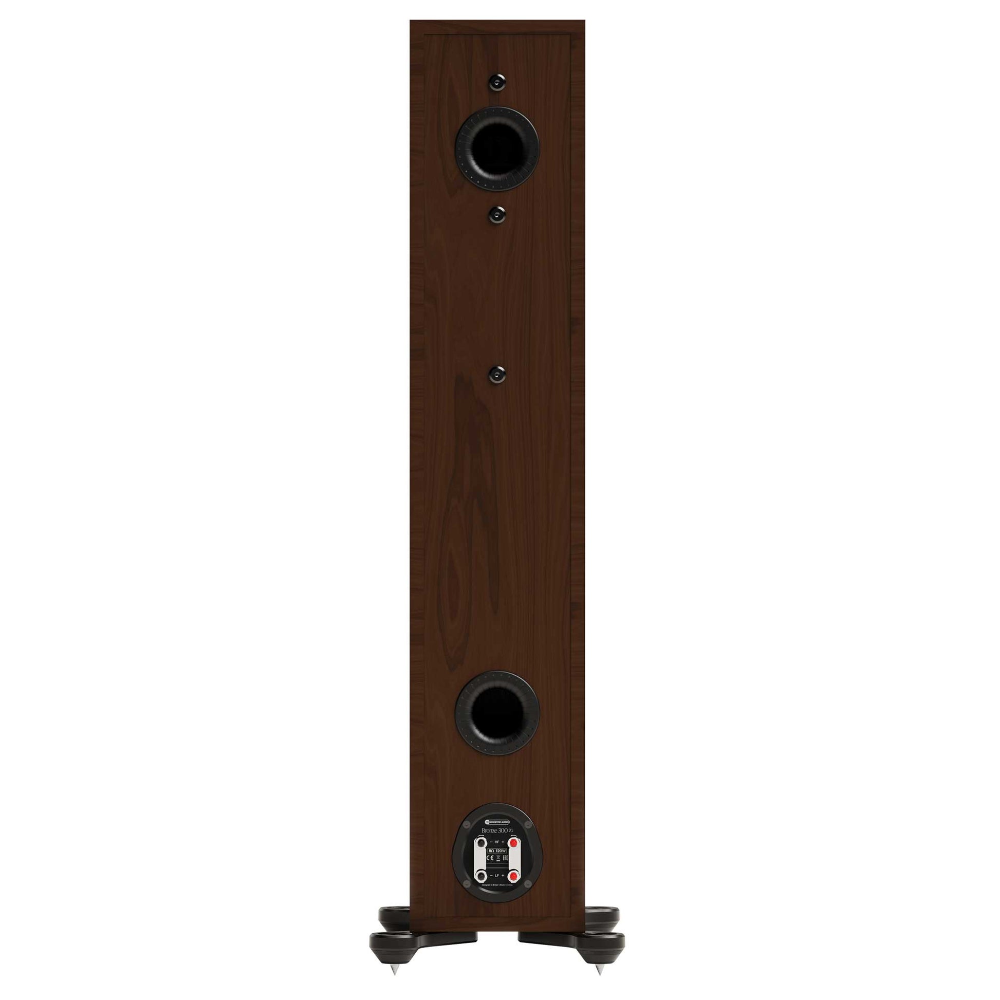 Monitor Audio Bronze 300 7G Walnut Rear View