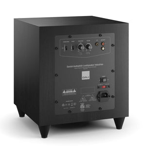 DALI C-8 D Subwoofer Black Rear Angled View