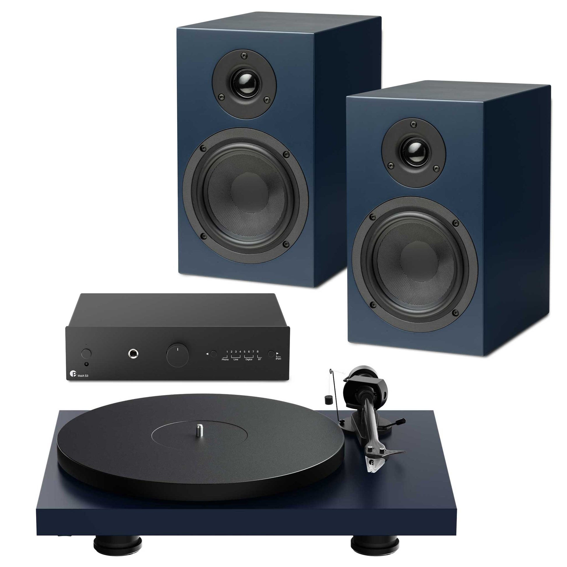 Pro-Ject Colourful Audio System 2 Steel Blue Satin