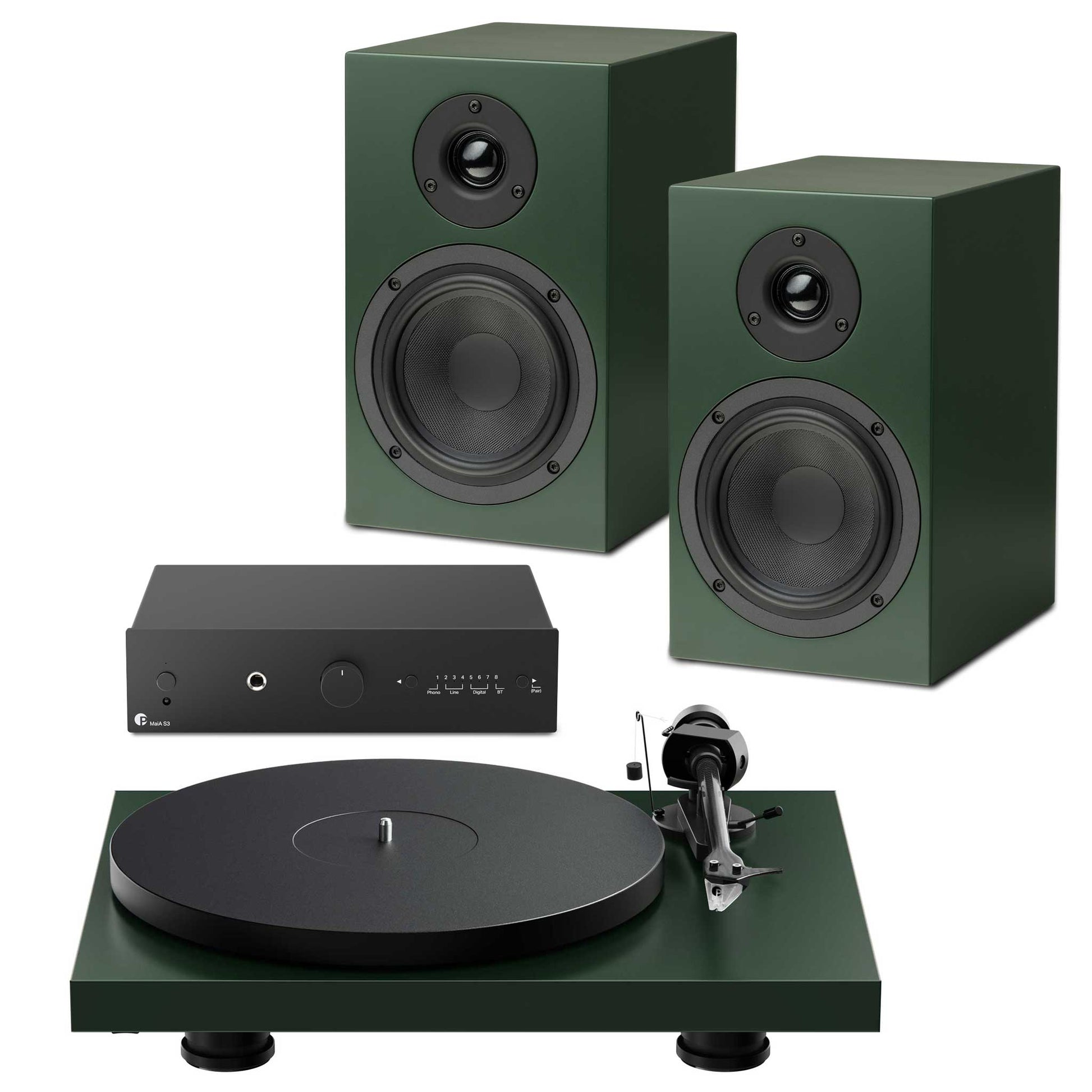Pro-Ject Colourful Audio System 2 Fir Green Satin