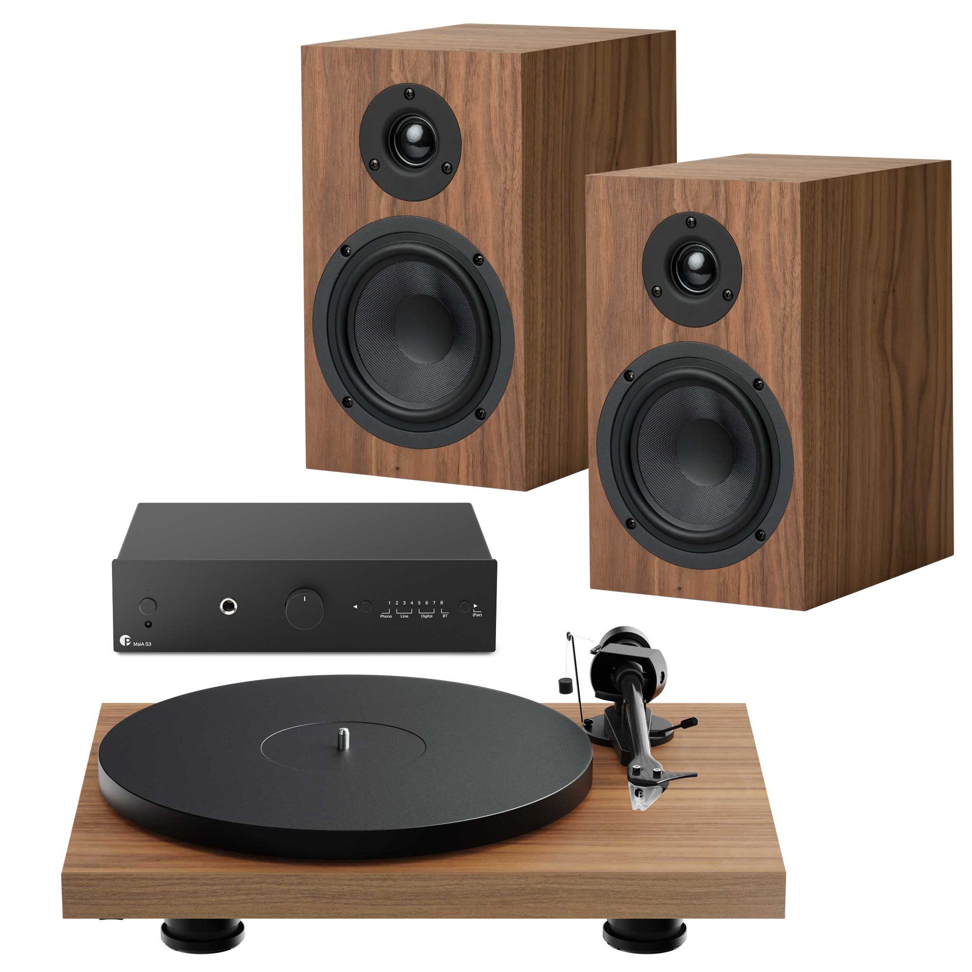 Pro-Ject Colourful Audio System 2 Walnut