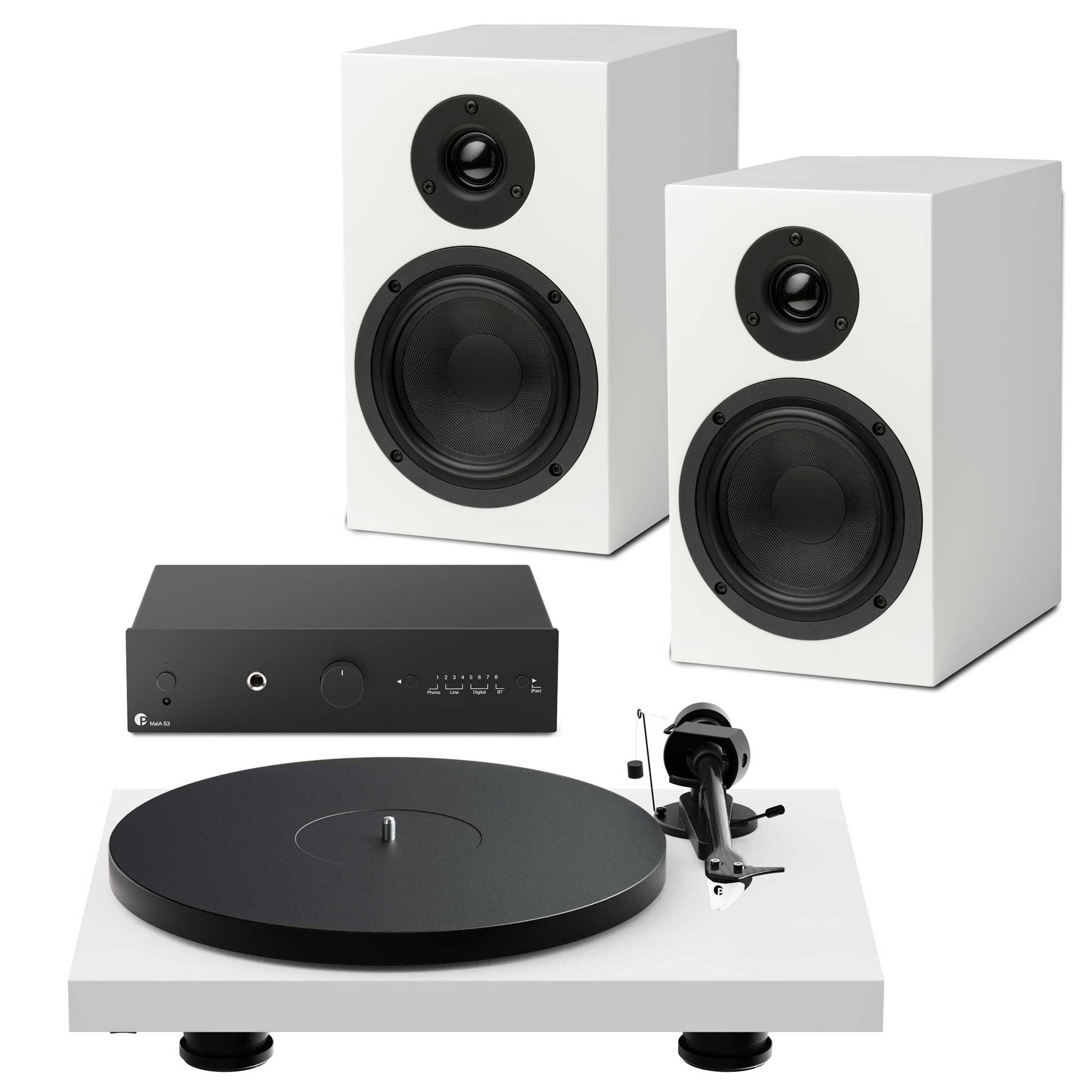 Pro-Ject Colourful Audio System 2 White Satin