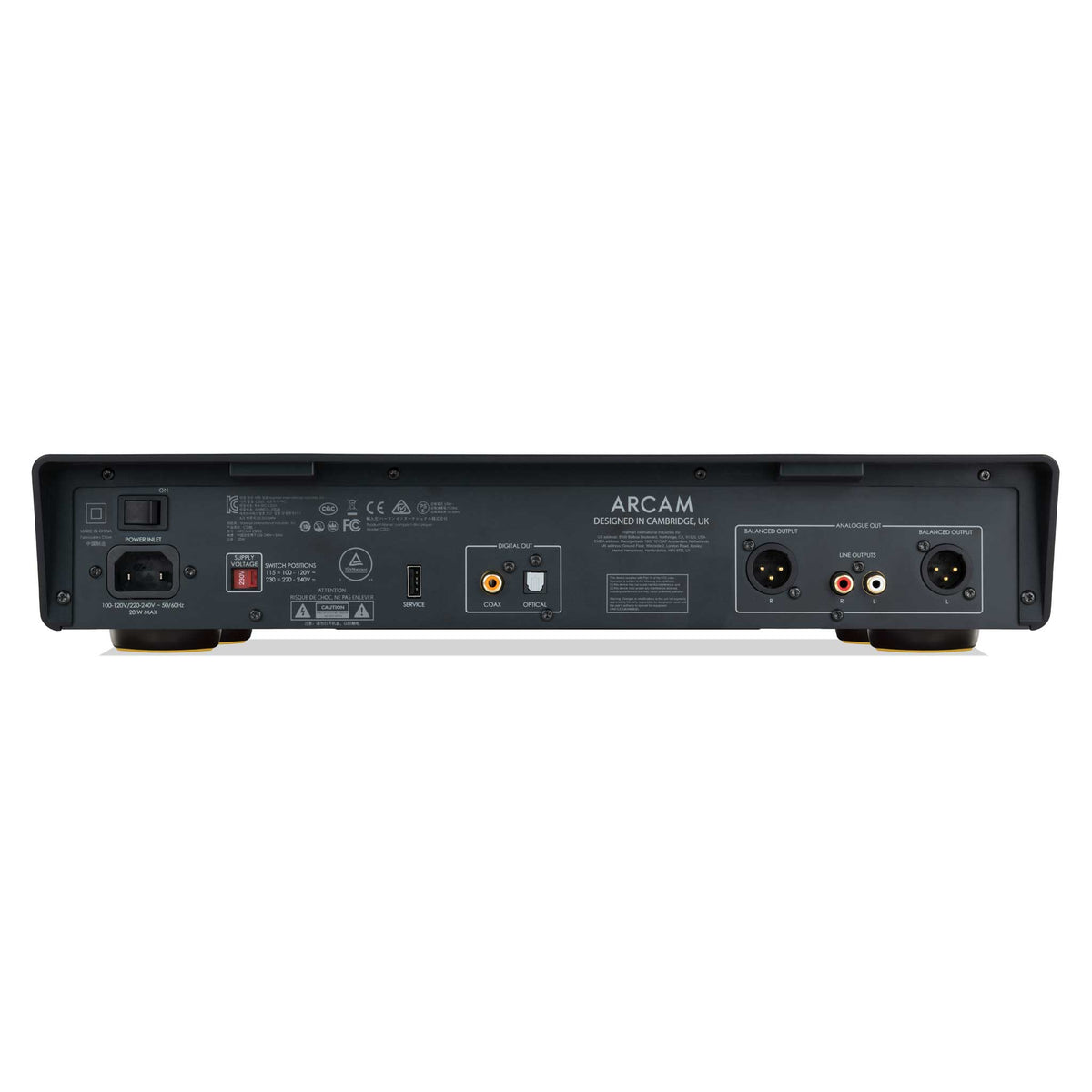 Arcam CD25 Rear View