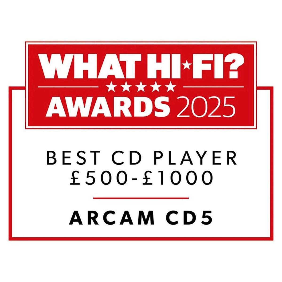 Arcam CD5 Award Winner