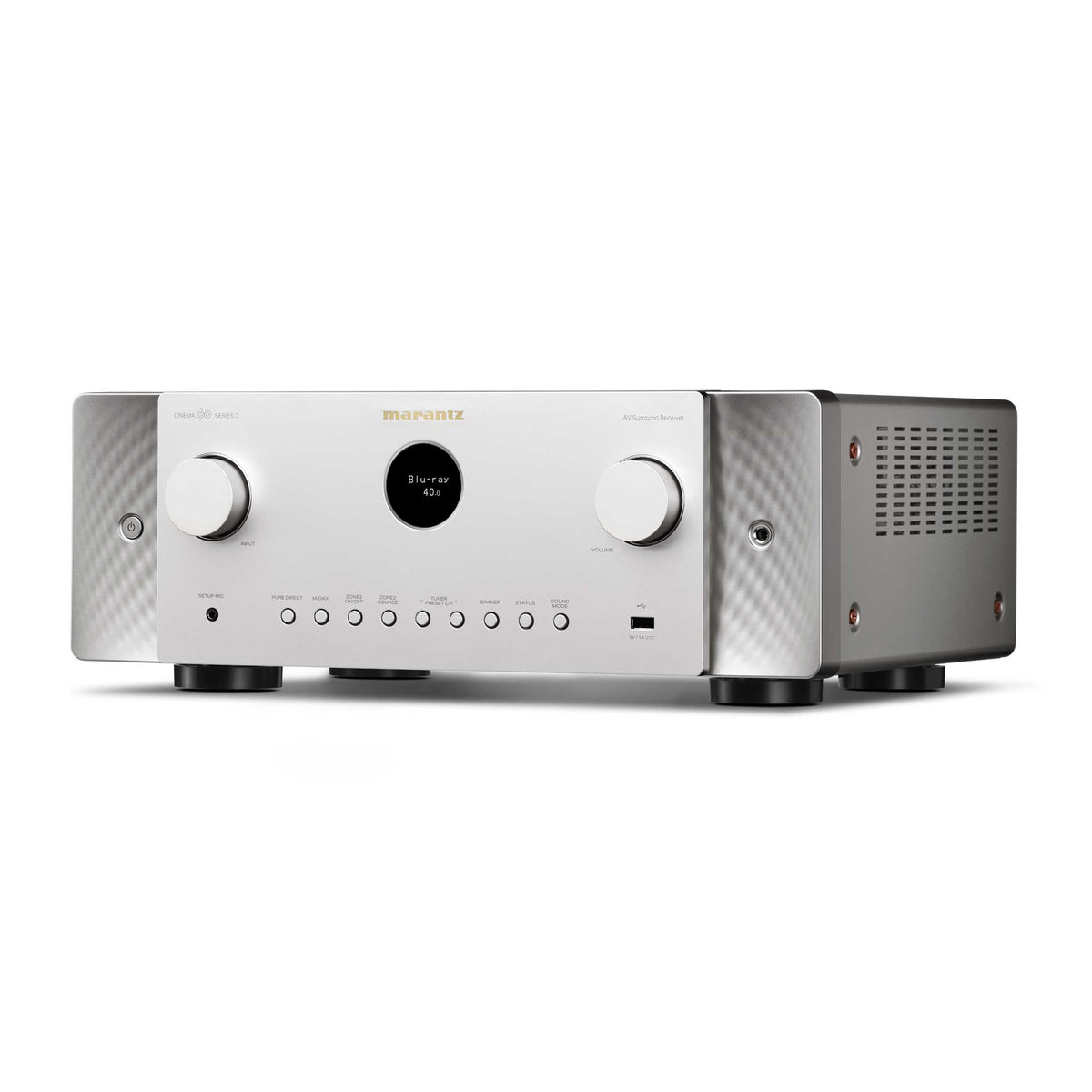 Marantz CINEMA 60 DAB Series 2 Silver Profile View