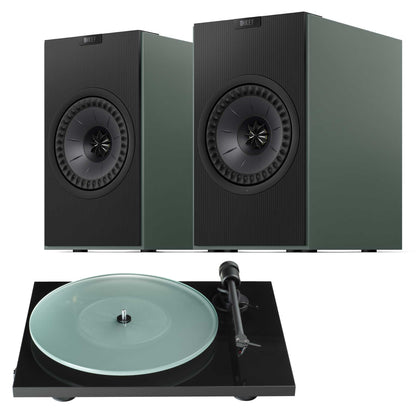 KEF Coda W with T1 EVO Moss Green
