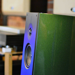 Acoustic Energy Corinium British Racing Green Close Up