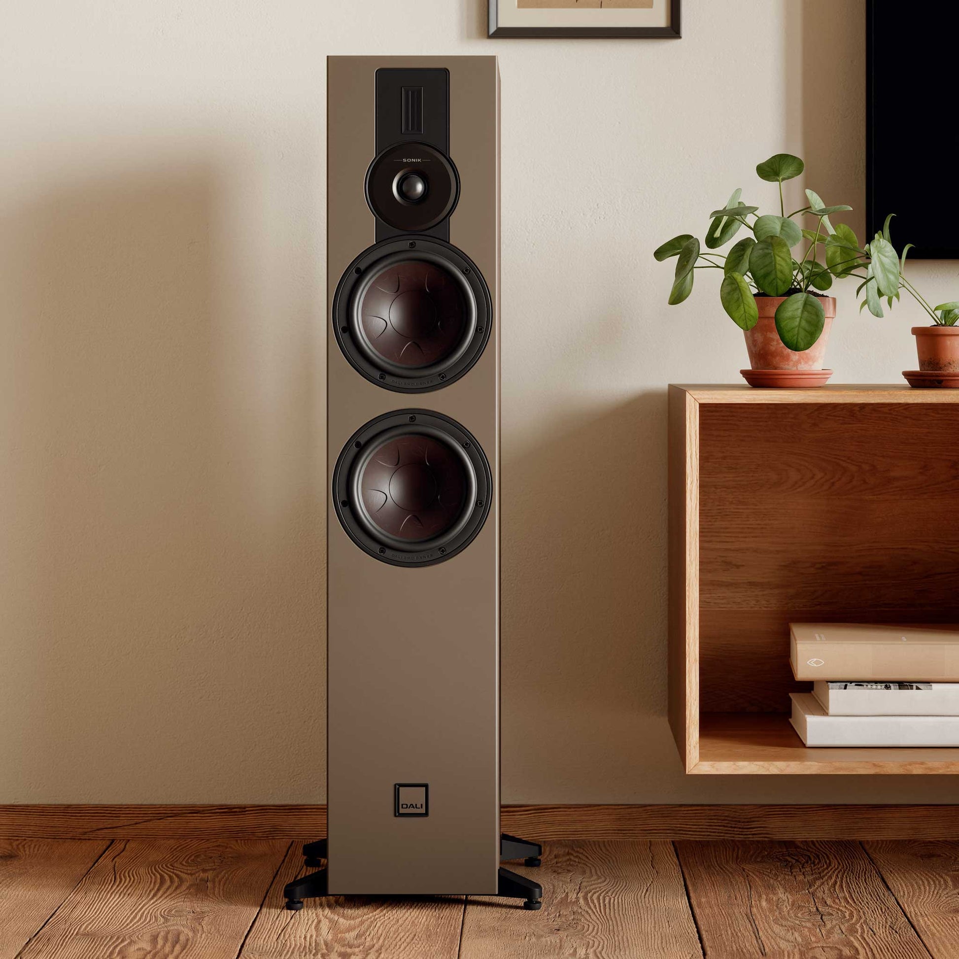 Dali SONIK 7 Walnut Room Setting