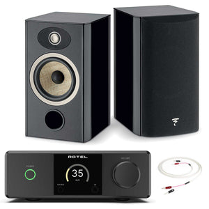 Rotel DX-5 Black with Focal Aria Evo X N°1 Black High Gloss