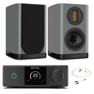Rotel DX-5 Black with Wharfedale Evo 5.1 Grey