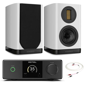 Rotel DX-5 Black with Wharfedale Evo 5.1 White