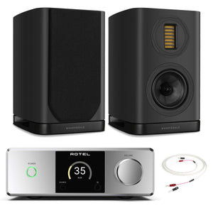 Rotel DX-5 Silver with Wharfedale Evo 5.1 Black