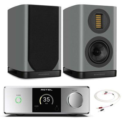 Rotel DX-5 Silver with Wharfedale Evo 5.1 Grey