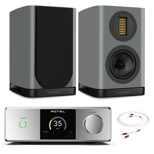 Rotel DX-5 Silver with Wharfedale Evo 5.1 Grey