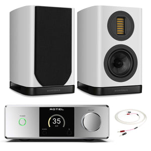 Rotel DX-5 Silver with Wharfedale Evo 5.1 White