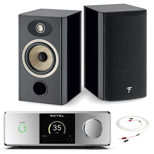 Rotel DX-5 Silver with Focal Aria Evo X N°1 Black High Gloss