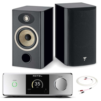 Rotel DX-5 Silver with Focal Aria Evo X N°1 Black High Gloss