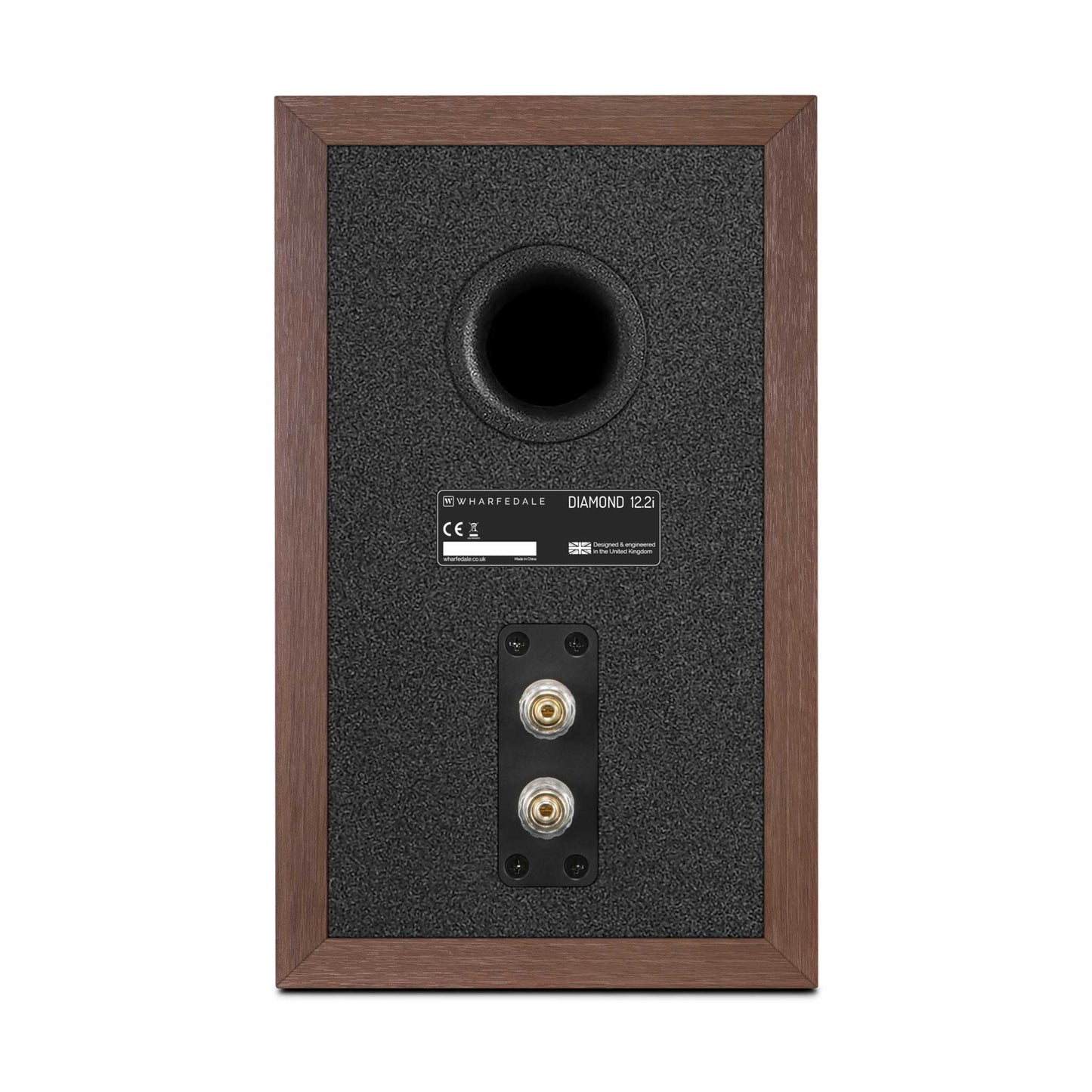 Wharfedale Diamond 12.2i Walnut Rear View