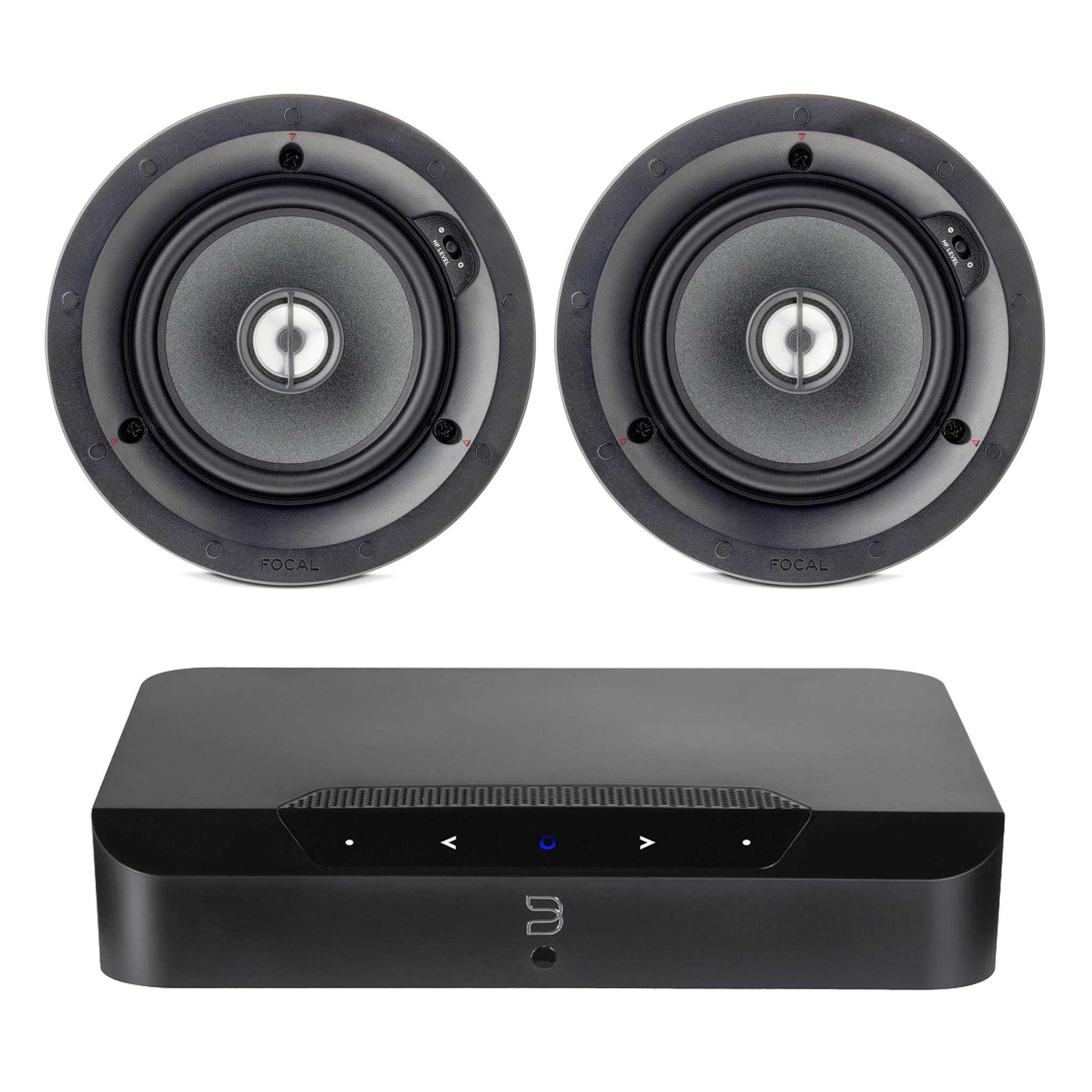 Bluesound Powernode Edge Black with Focal 100 ICW5