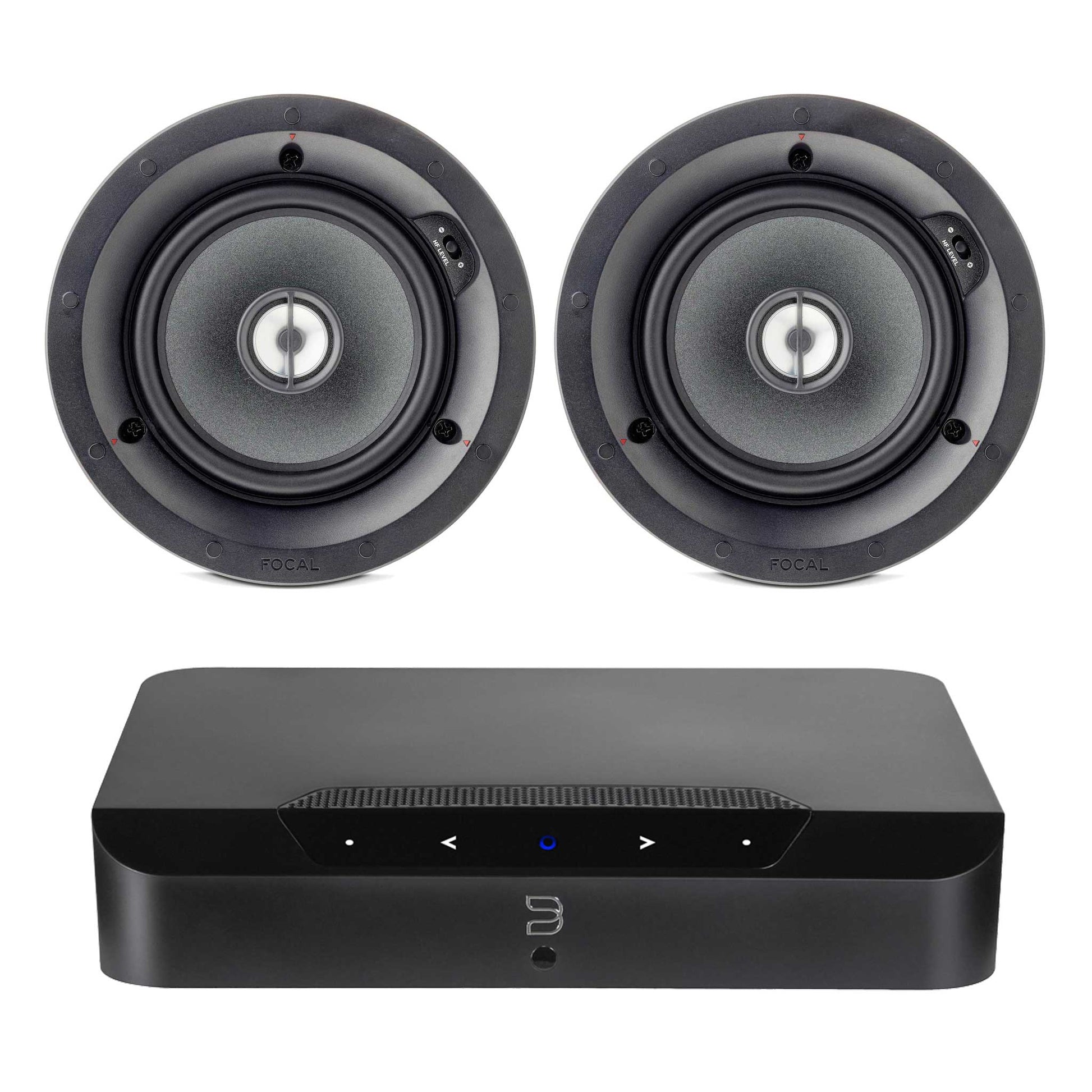 Bluesound Powernode Edge Black with Focal 100 ICW5